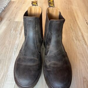 Dr. Martens Dark Brown Leather Chelsea Boots